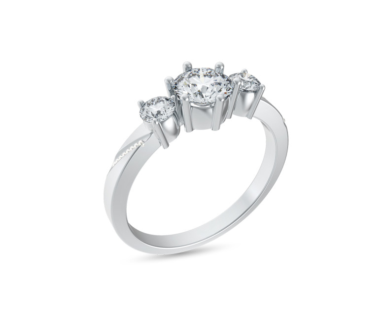 AURORA ITALIA Auroses Trinity Women's Ring 