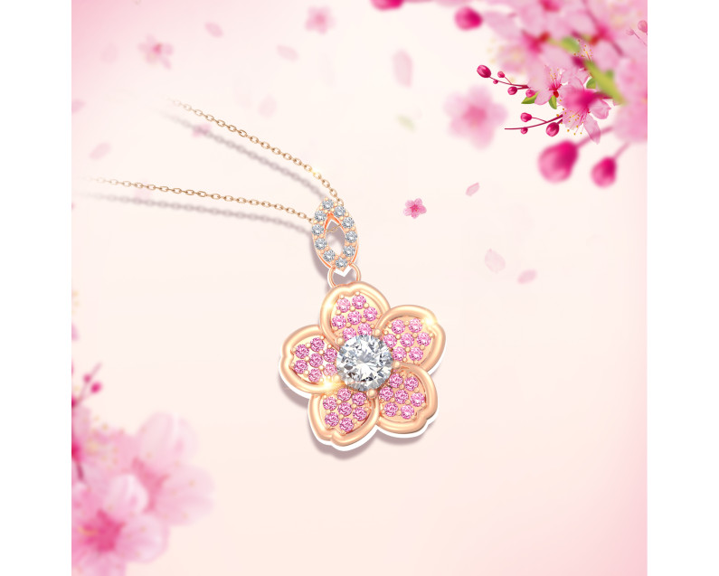 Auroses Cherry Blossom Necklace
