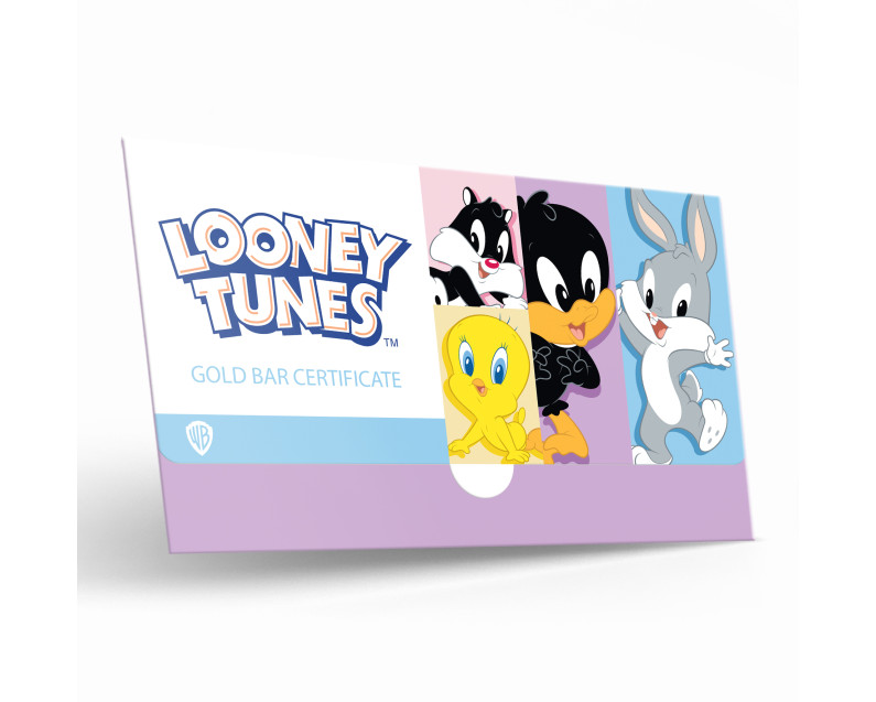 WARNER BROS x AURORA ITALIA (0.5g) 999.9 Baby Looney Tunes: Baby Love Limited Edition Gold Ba