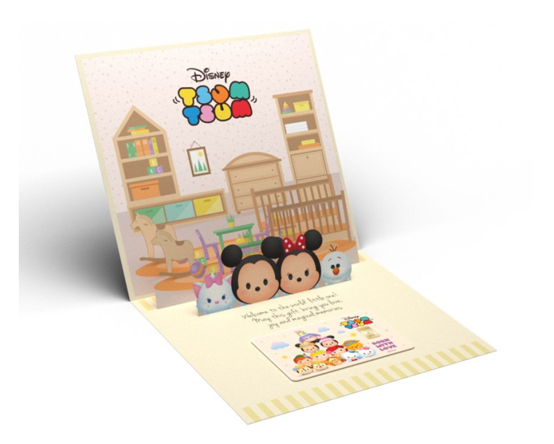 DISNEY x AURORA ITALIA (0.5g) 999.9 Tsum Tsum Edition New Born Limited Edition Gold Bar
