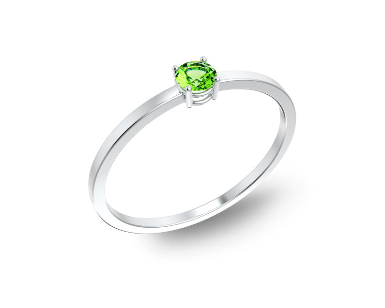 Auroses Hermosa Solitaire Ring - Peridot Auroses Hermosa Solitaire Ring - Peridot