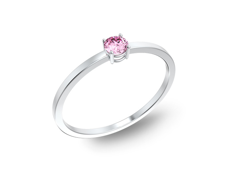 Auroses Hermosa Solitaire Ring - Pink Auroses Hermosa Solitaire Ring - Pink