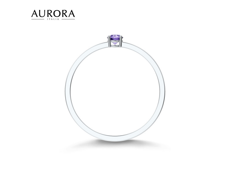 Auroses Hermosa Solitaire Ring - Amethyst Auroses Hermosa Solitaire Ring - Amethyst