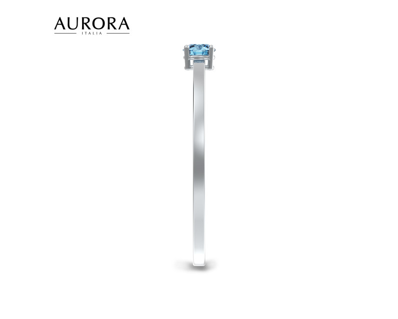 Auroses Hermosa Solitaire Ring - Aquamarine Auroses Hermosa Solitaire Ring - Aquamarine