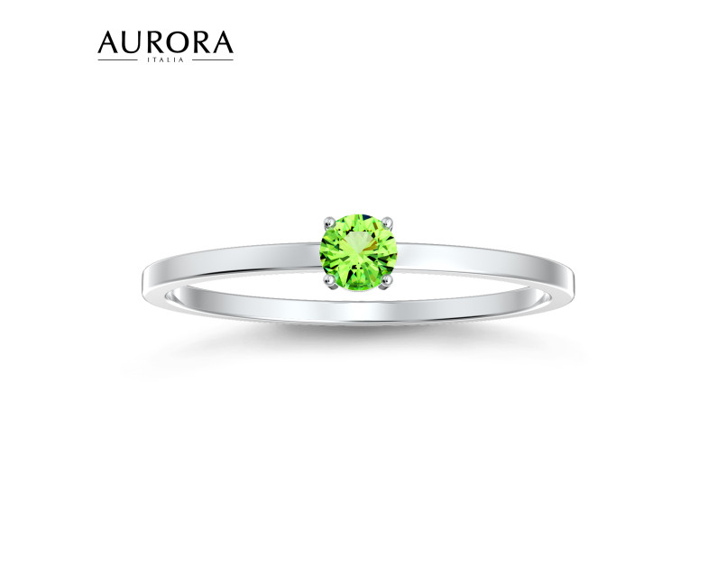 Auroses Hermosa Solitaire Ring - Peridot Auroses Hermosa Solitaire Ring - Peridot