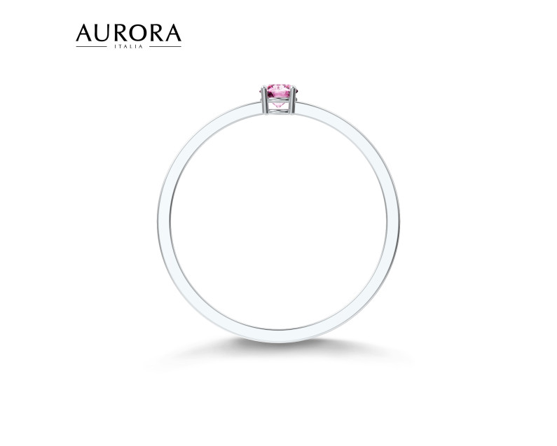 Auroses Hermosa Solitaire Ring - Pink Auroses Hermosa Solitaire Ring - Pink