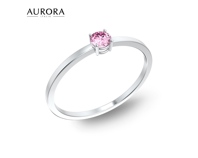 Auroses Hermosa Solitaire Ring - Pink Auroses Hermosa Solitaire Ring - Pink