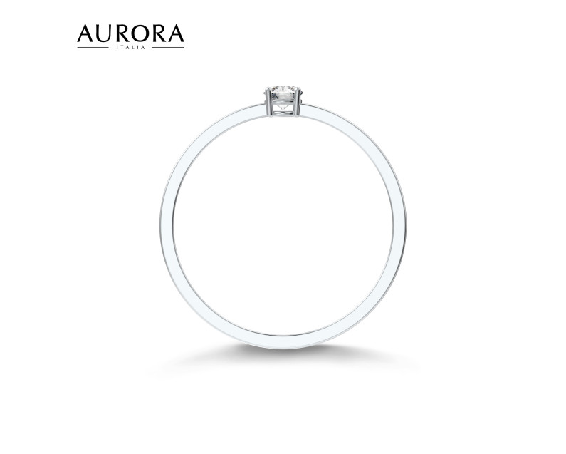 Auroses Hermosa Solitaire Ring - White  Auroses Hermosa Solitaire Ring - White
