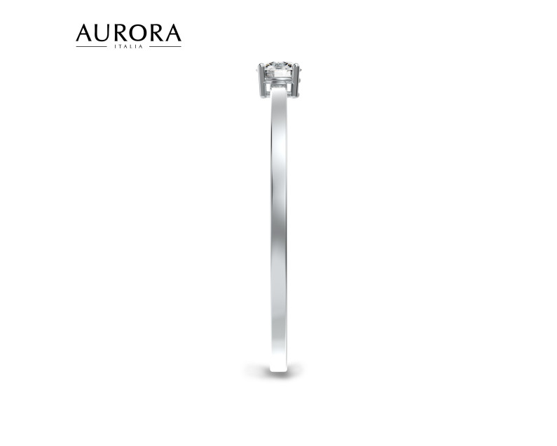 Auroses Hermosa Solitaire Ring - White  Auroses Hermosa Solitaire Ring - White
