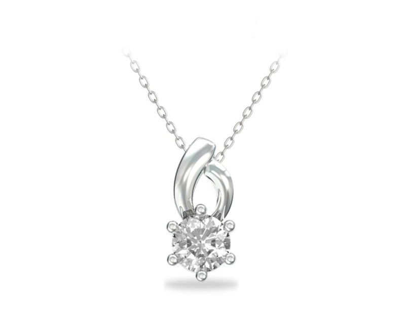 Auroses Entwine Solitaire Pendant 
