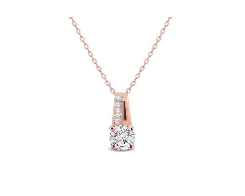 Auroses Four-Prong Solitaire Pendant