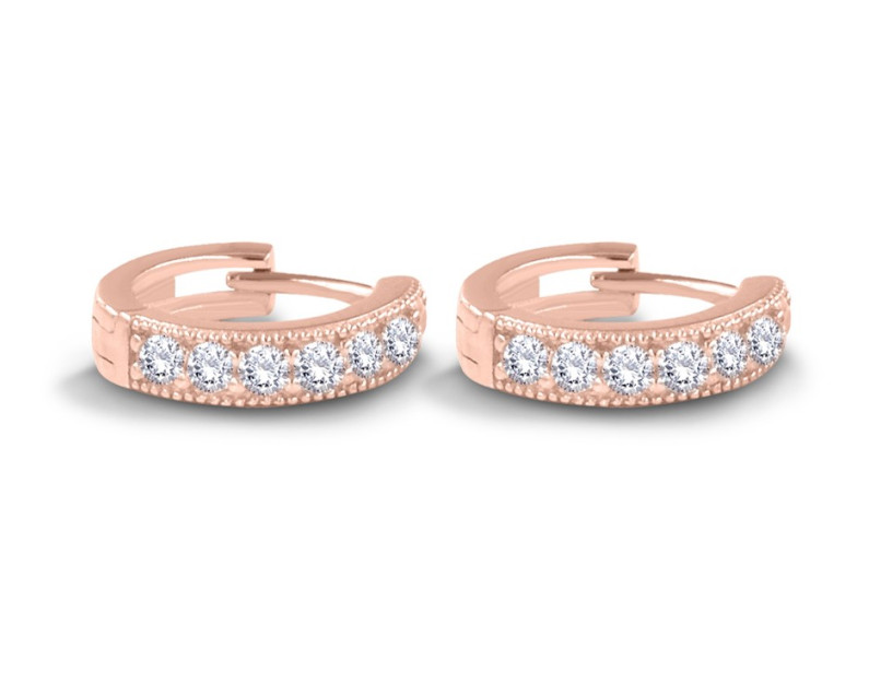 Auroses Stud Drop Eternity Earrings