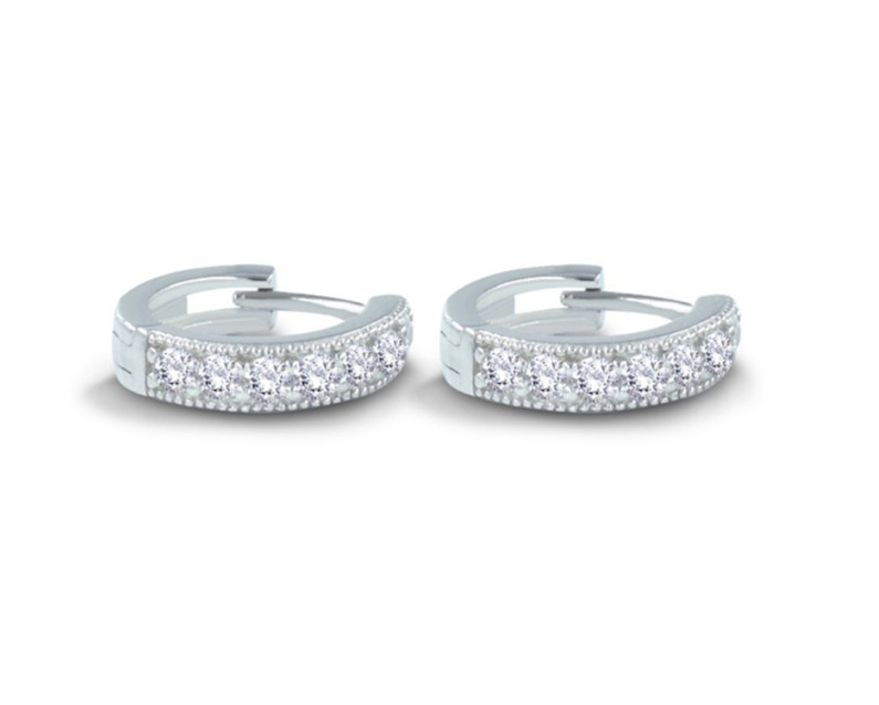 Auroses Stud Drop Eternity Earrings