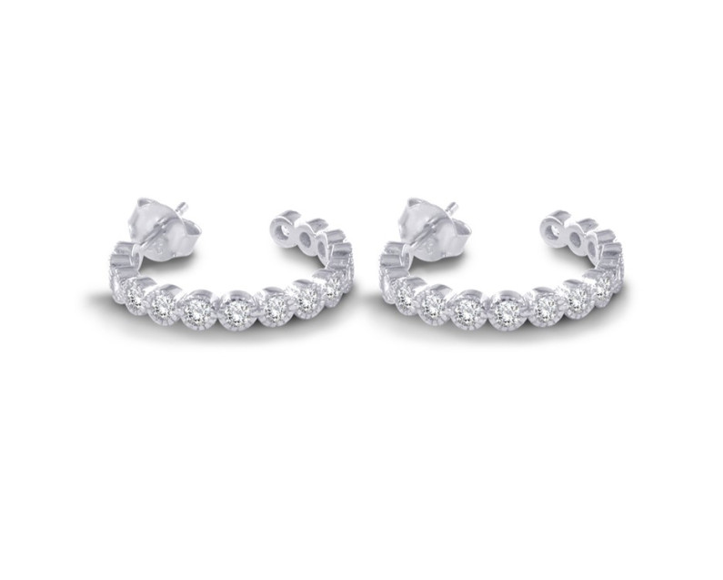 AUROSES Loop Earring Sterling Silver