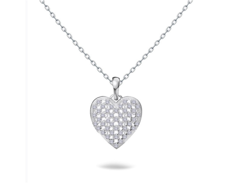 Auroses Twinkling Heart Necklace