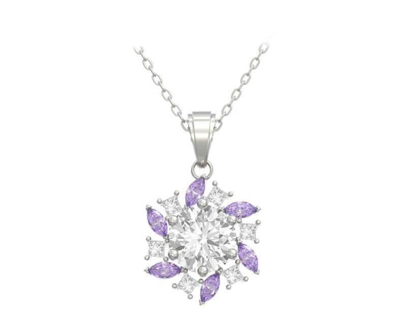 Auroses Violet Pendant