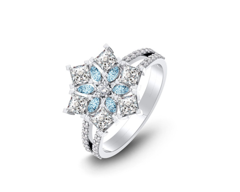 Auroses Winter Magic Snowflake Ring