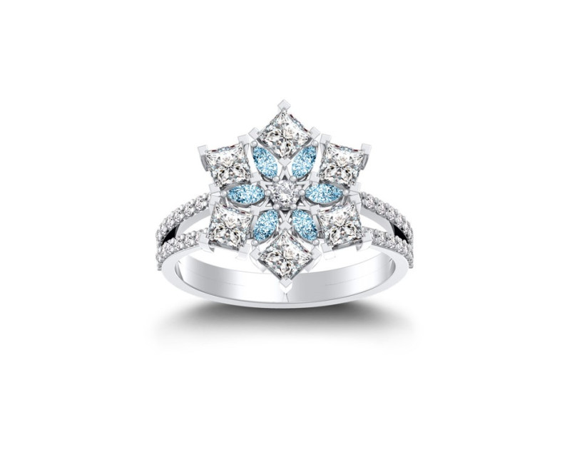 Auroses Winter Magic Snowflake Ring