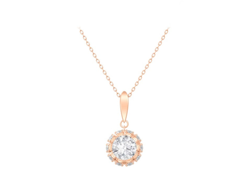 DISNEY x AURORA ITALIA Cinderella Pumpkin Carriage Necklace
