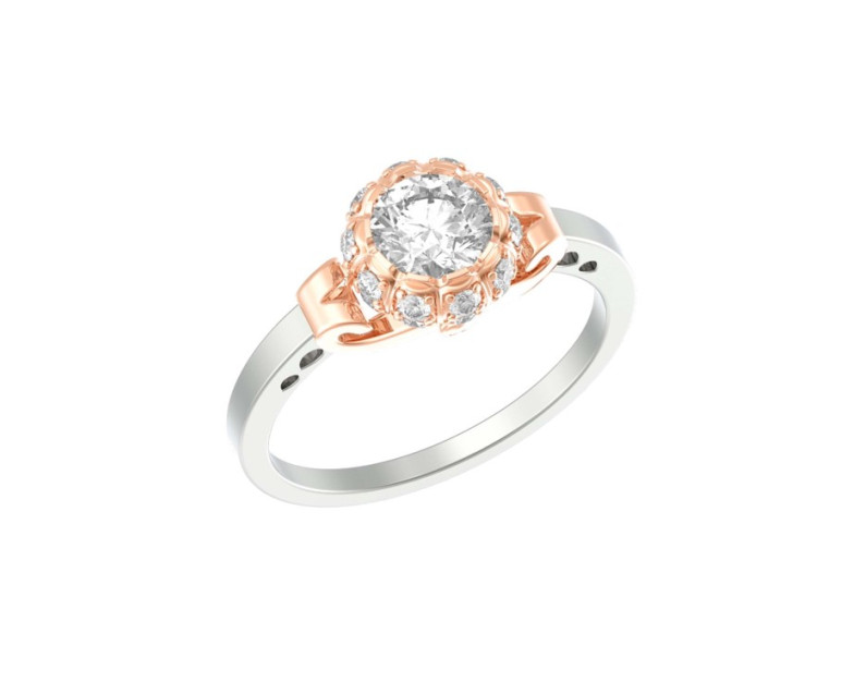 DISNEY x AURORA ITALIA Cinderella Pumpkin Carriage Ring
