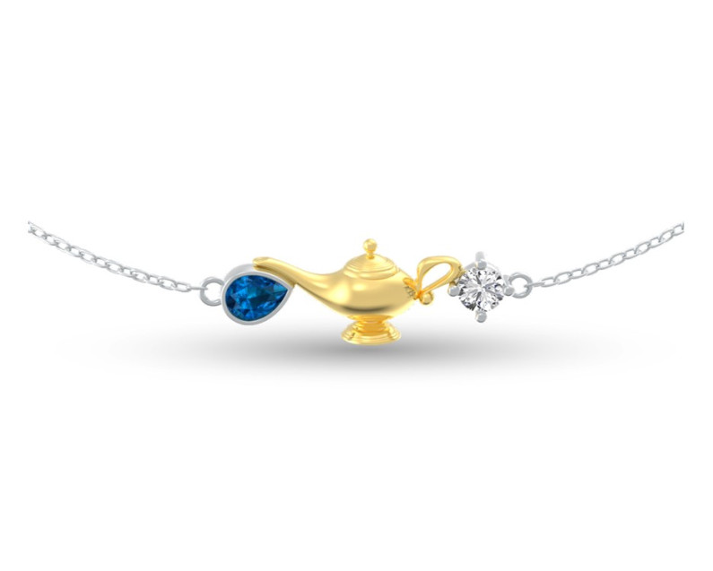 DISNEY x AURORA ITALIA Jasmine Magic Lamp Bracelet