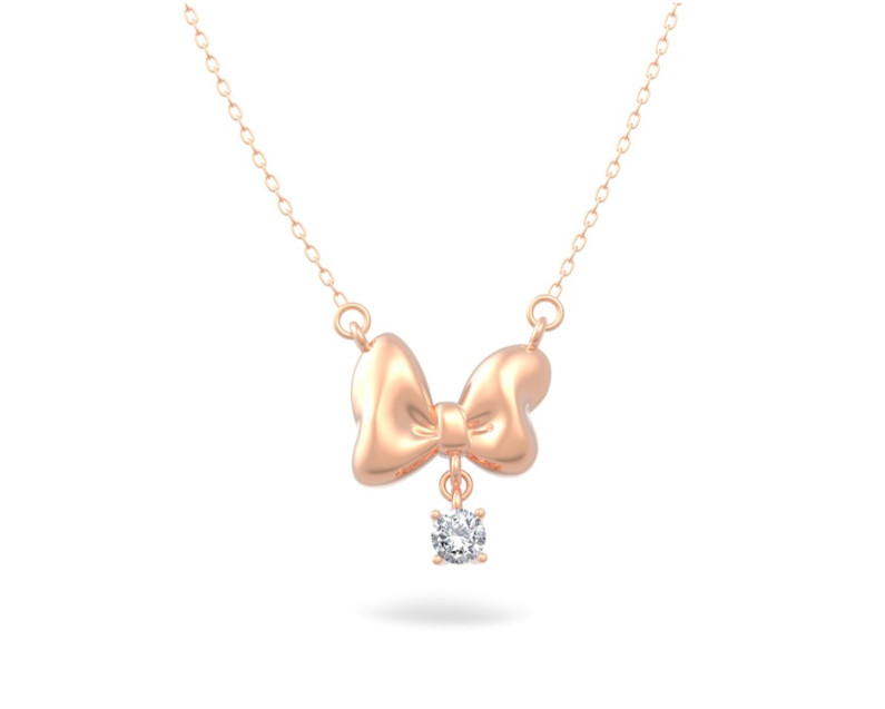 DISNEY x AURORA ITALIA Minnie Ribbons Necklace