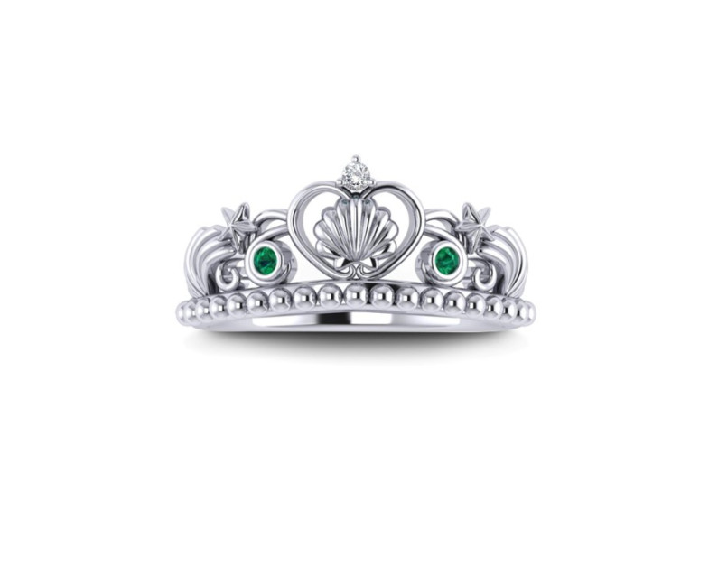 DISNEY x AURORA ITALIA Princess Ariel Ring
