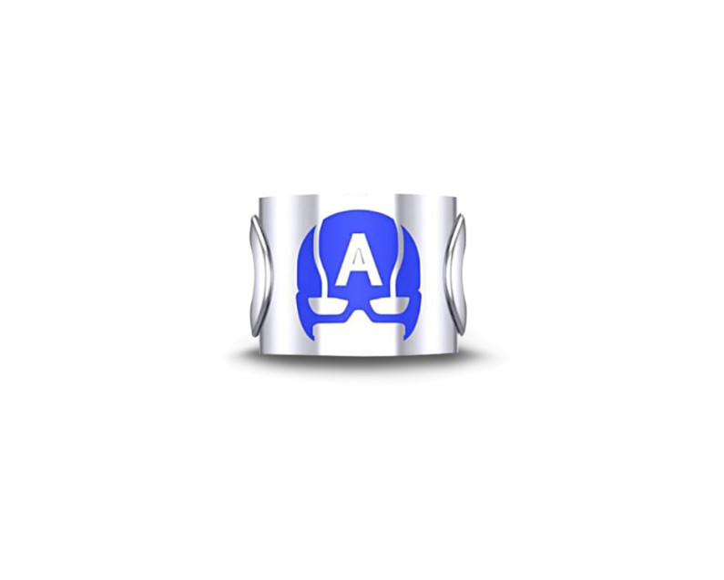 MARVEL x AURORA ITALIA Avengers Captain America Charm
