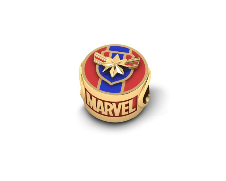 MARVEL x AURORA ITALIA Avengers Captain Marvel Charm