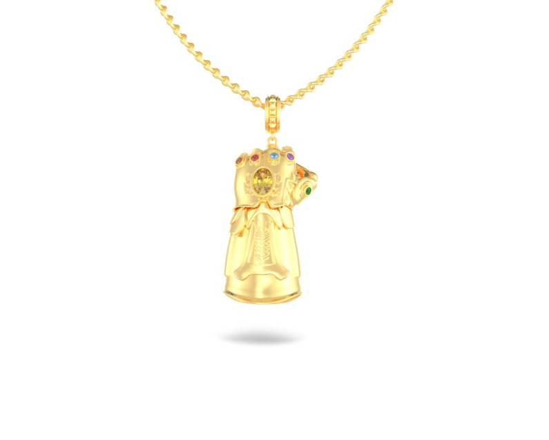 MARVEL x AURORA ITALIA Avengers Infinity Gauntlet Pendant 
