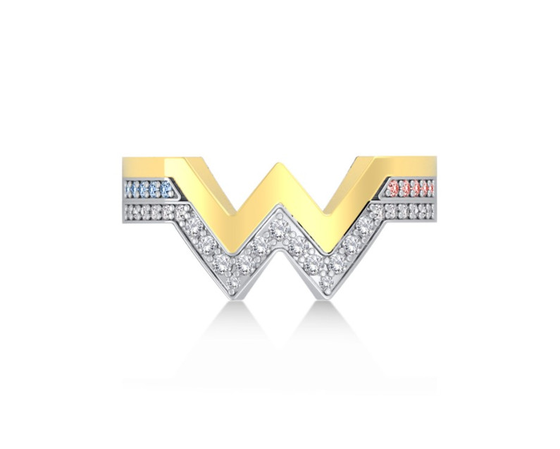 DC x AURORA ITALIA Wonder Woman 1984 3In1 Stackable Ring