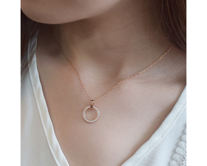 Auroses Bead Eternity Pendant