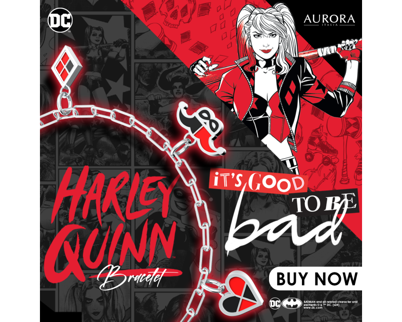 DC x AURORA ITALIA Harley Quinn Bracelet DC x AURORA ITALIA Harley Quinn Bracelet